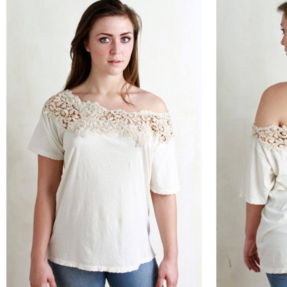Lacey Off Shoulder T-shirt